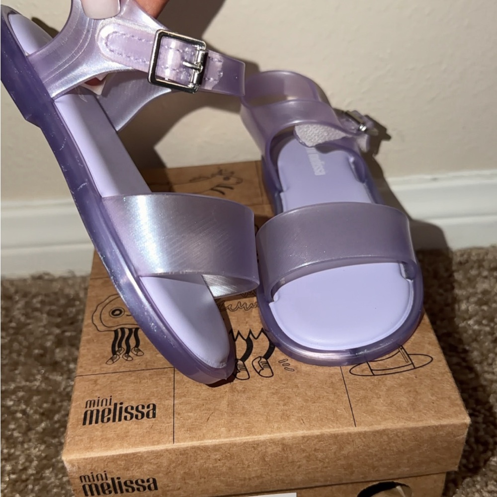 Mini Melissa Lavender Sandals